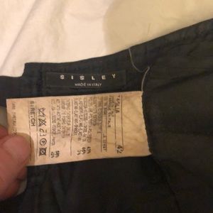 Black adjustable button up crop top